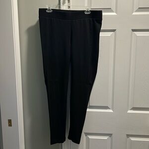 CAbi brand Black leggings style #3211.
Size Large. Skinny leg style.